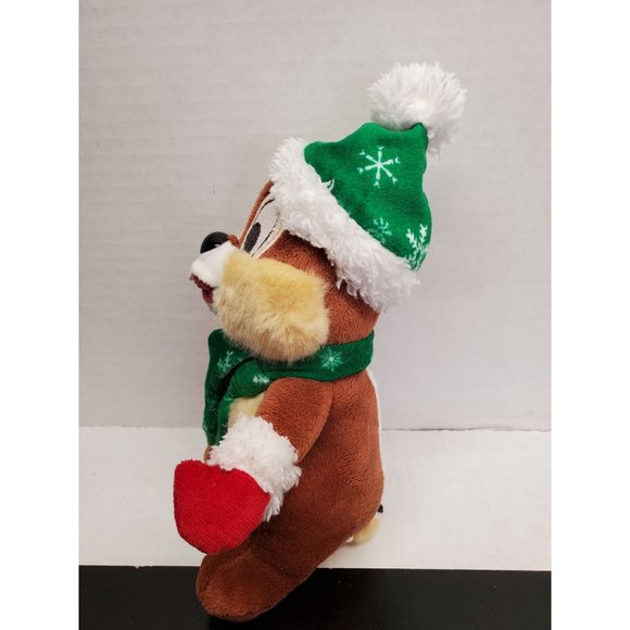 Disney Parks Chip 8 Inch Plush wearing Winter Wear - Chip & Dale - Picture 2 of 8